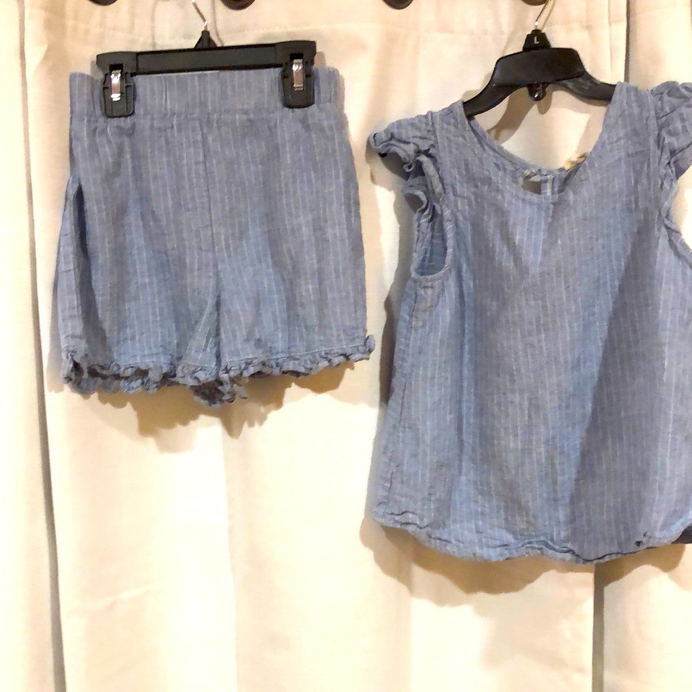 Copper key shorts set